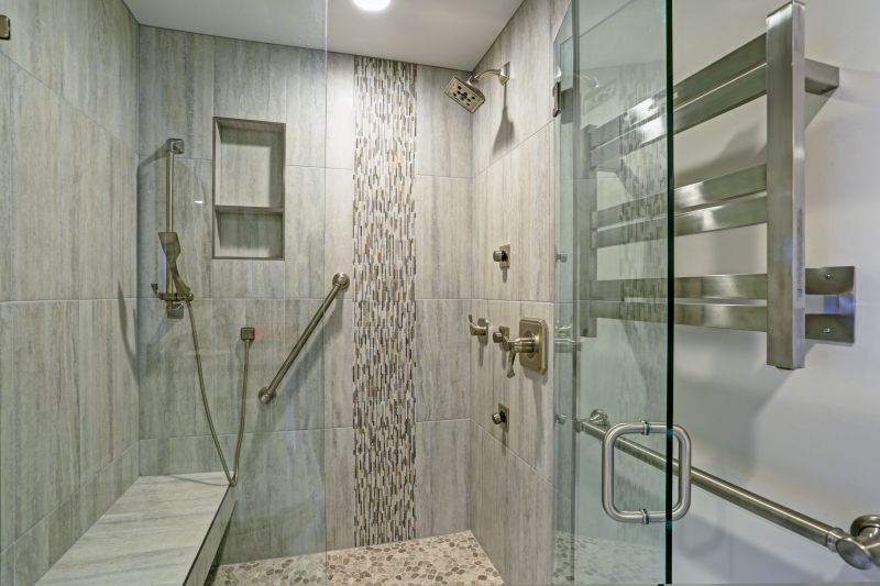 Walk-In Shower with Tiles